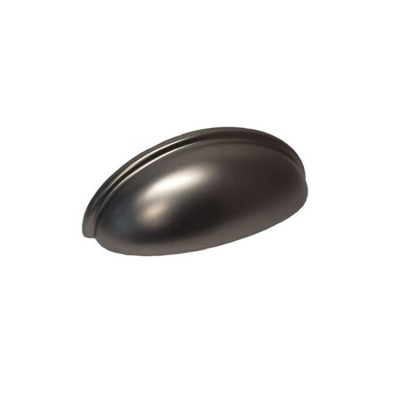 Crown 3-1/2" Cup Cabinet Pull with 3" Center to Center Dark Pewter Finish CHP82981DP